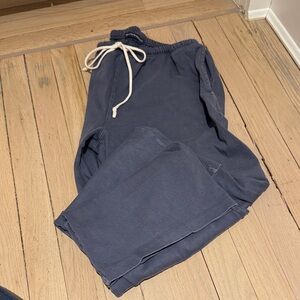 BRANDY MELVILLE Casual Navy Blue Jogger Pants